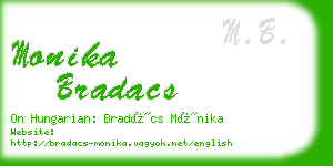 monika bradacs business card